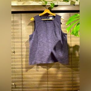 J crew NWOT navy woven shift shirt